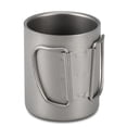 thumbnail image 4 of Taza de té Lixada 220ml Titanium Double Wall Cup Water Coffee Taza de té Taza con mango plegable Lixada Taza de té, 4 of 7
