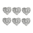 thumbnail image 1 of Colgantes de Plata Perfecl 6 Piezas Filigrana Corazón Collar, 1 of 8