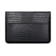 thumbnail image 1 of Bolso de la caja del estilo de la solapa del cuero sintético del grano del cocodrilo, caja de la manga del soporte del ordenador portátil de 13 pulgadas, funda protectora del ordenador portátil, 1 of 5