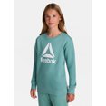 thumbnail image 2 of Reebok Girl's Game Day Fleece Crewneck, Sizes 4-18, 2 of 5
