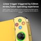thumbnail image 4 of Para Android IOS Controlador Juegos Inalámbrico PS4 Switch () Amarillo, 4 of 5