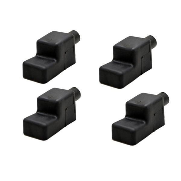 Tracker Boat Battery Terminal Covers 130856 1/2 Inch Black (4 Piece)