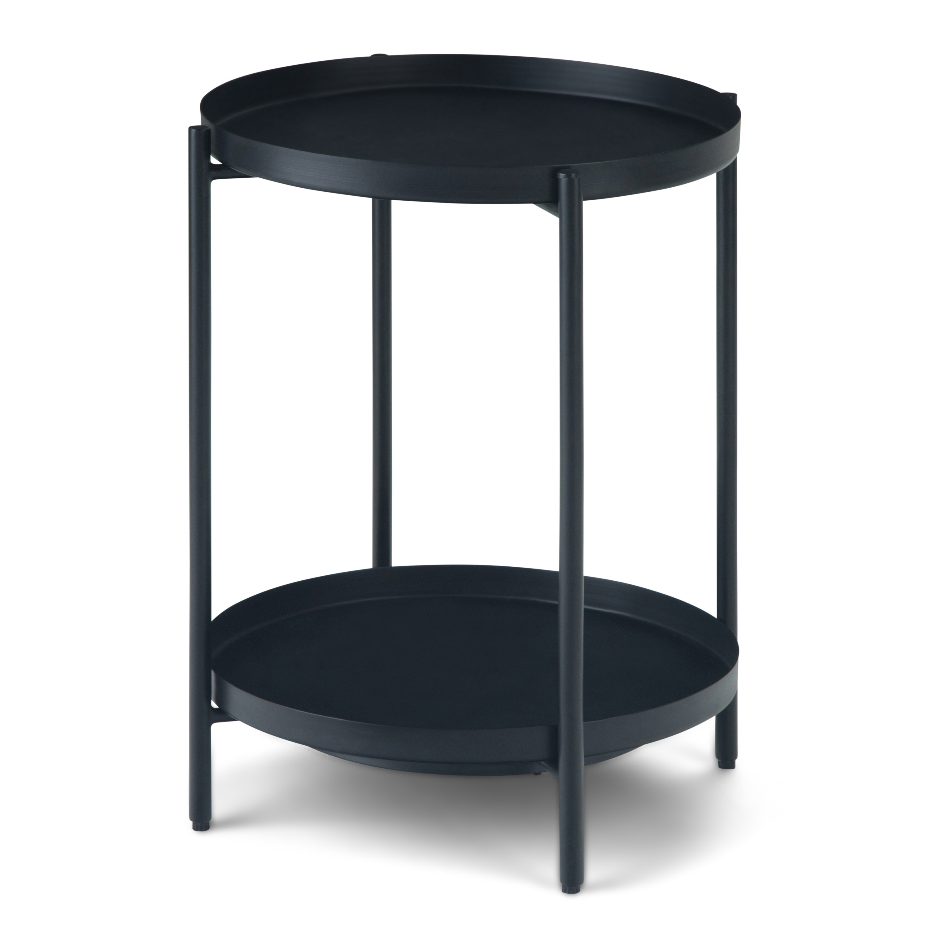 Brooklyn + Max Thompkins and Metal 17 inch Wide Round Modern Industrial