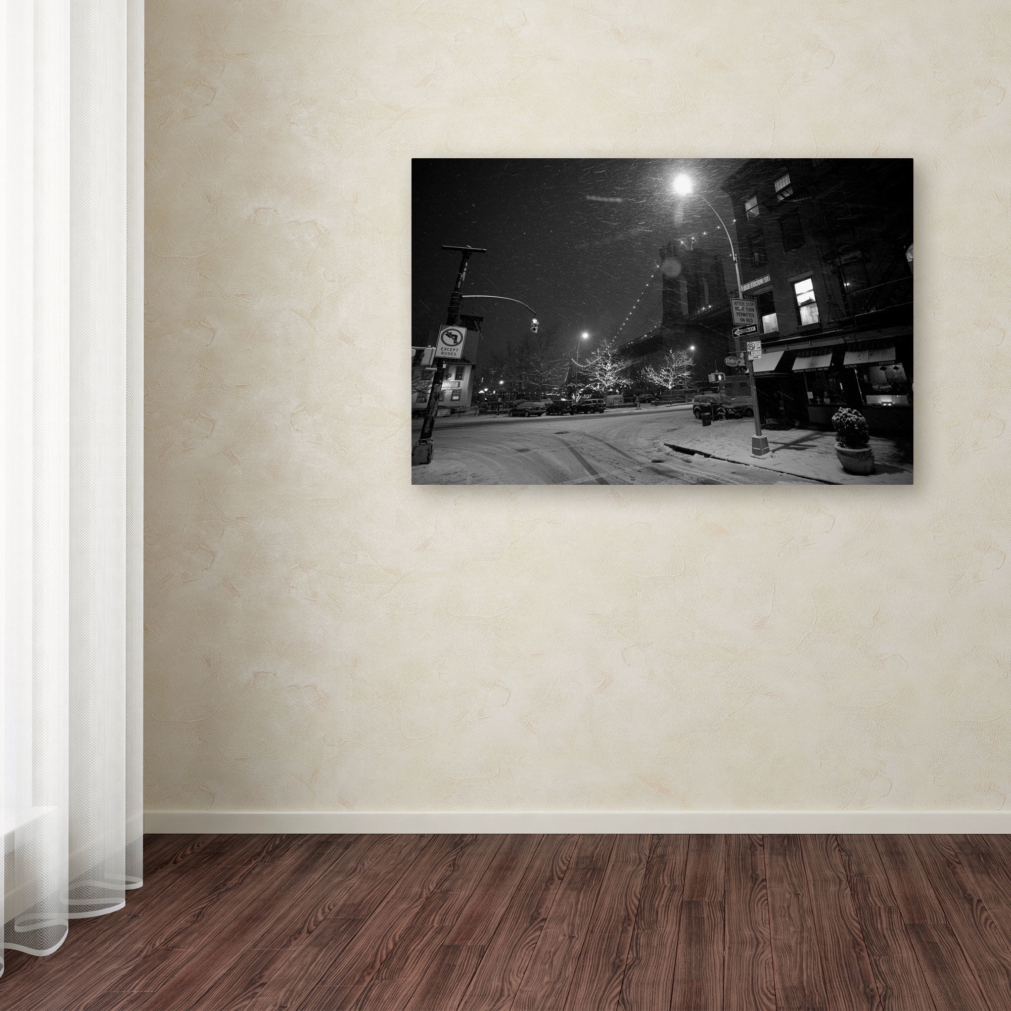 Trademark Fine Art "Pete's by the Bridge" Canvas Art by Yale Gurney