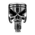 thumbnail image 1 of Automatic Manual Knob Selector Fits Most Automatic Vehicles Metal Skull Shape Stainless Steel Molding Car Gear Knob Cover, 1 of 1
