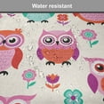 thumbnail image 7 of Owls Chair Seating Cushion Set of 12, Owls Happy Hipster Modern Repeated Animals Pattern Illustration, Seat Pads for Office with Anti-slip Backing, 16"x16", Orange Fuchsia Seafoam, by Ambesonne, 7 of 7
