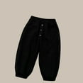 thumbnail image 3 of breaise Toddler Boys Sweatpants Girls Long Pants Corduroy Sweatpant Kids Elastic Waist Casual Jogger Trousers, 3 of 3