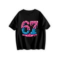 thumbnail image 6 of 67 Colorful Dripping Novelty Graphic T-Shirt Casual Style With 100% Cotton Fabric,Suitable For Boys And Girls,Ideal Gift Niogvi 90cm, 6 of 6