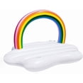 thumbnail image 2 of Flotadores de piscina HUOGUO Rainbow Island para adultos con cama seca, 2 of 5