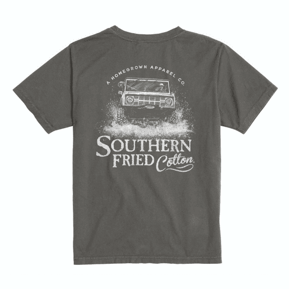 Southern Fried Cotton Youth Let's Get Stuck Short Sleeve T-shirt-New Railroad-large