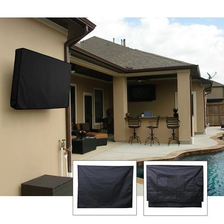 42" Outdoor TV Cover Waterproof Television Protector for LCD LED Plasma, Black
