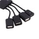 thumbnail image 3 of Cable Adaptador De 4 Puertos Micro Usb Host Otg Hub Para Android Tablet Smartphone Sweethay EL009991-00, 3 of 5