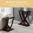 thumbnail image 7 of Pemberly Row Modern Console Table in Espresso Wood Finish, 7 of 7