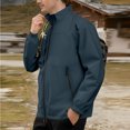 thumbnail image 2 of yuCgh Men's Cycling Rain Jacket, Running Bike Windbreaker Lightweight Jacket, Waterproof for Outdoor Sports and Hiking,Navy XL, 2 of 5