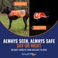 thumbnail image 4 of SafetyPUP XD Blaze Orange Reflective Dog Vest – Hi-Vis Safety Vest for Hunting & Outdoor Protection, 4 of 9