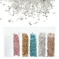 thumbnail image 1 of Uxcell 6Pcs Chips de Vidrio Triturado de Alto Brillo, Chips de Vidrio Irregulares para Arte de Uñas, 1.06 oz de Transparencia, Oro Rosa, Plata, Azul Lago, Naranja, Oro, 1 of 7