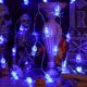 thumbnail image 4 of 1pc Blue Spider Decoration Lights, Battery Operated,10 LED String Lights,4.92Ft String Lights Decorative For Bedroom Party Home Room Garden Hallowmas Decorations(Blue) Without Battery, 4 of 4