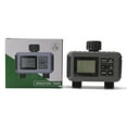 thumbnail image 2 of Mistaha Smart Irrigation Controller with Dual Outlets, Outdoor Gardening Plant Pots Automatic Watering Timer, Rain Delay, Child Lock, IP55 Waterproof Timer for Garden Lawn Pool - Black, 2 of 6