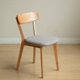 thumbnail image 6 of Set of 4 Pcs Dining Chair Wooden Fas Grade Oak Natural Wood Made in North America 100% Dirt-Free Wood Chair Solid Chair Table Chair Wooden Living Room Chair Simple and Natural 47.5 * 55.5 * 78Cm, 6 of 9