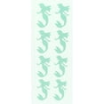 thumbnail image 2 of Royal Green Mermaid Stickers for Bags, Party Favors, and Envelopes Seals 2 inch (50mm) in Pastel Green - 40 Pack, 2 of 8