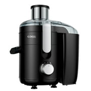 GDOR Kitchen Appliances Juicer Machine Dual Speeds Centrifugal Extractor, Titanium Enhanced Cut Disc, 2.5 FeedChute Juicer, Anti-Drip, Includes Cleaning Brush,Black