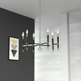 thumbnail image 3 of Dainolite 6 Light Incandescent Chandelier - Polished Chrome, 3 of 4