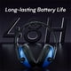 thumbnail image 3 of Auriculares Inalámbricos para Juegos, Auriculares PS4 con Sonido Estéreo para PC PS4 PS5 Xbox One Mac Switch, Bluetooth/2,4g/con Cable, Plegables, Portátiles, Azul, 3 of 8
