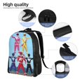 thumbnail image 5 of Power Rangers Backpacks Casual Daypacks Student Book Bag Printing Satchel Rucksack Lightweight Schoolbag, 5 of 8