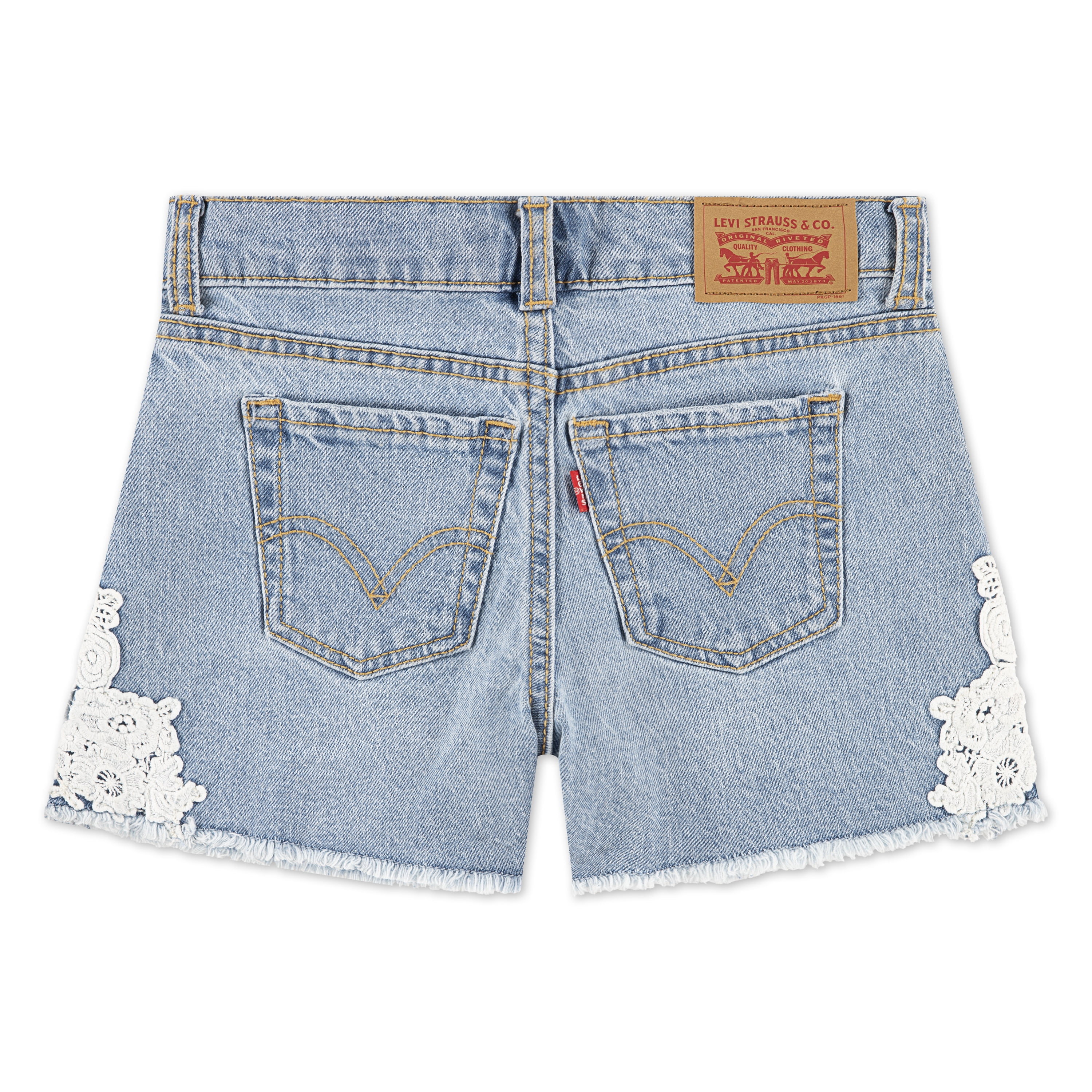 Levi Girls Printed A-Line Shorts, Sizes 4-16