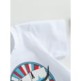 thumbnail image 6 of Blotona 4th of July Baby Boys Independence Day Outfits Cow Head Print T-shirt Short Sleeve Crew Neck Tops and Elastic Shorts 2Pcs Toddle Summer Casual Clothes Set 0-3T, 6 of 8