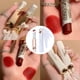 thumbnail image 5 of 2xVelvet Matte Lipstick Smooth Brillo Suave Mujeres Niñas Regalos De Larga Duración 05, 5 of 7