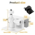 thumbnail image 4 of QualitChoice Wall Bracket For Weather Proof Gutter Bracket With Screw Gutter Weather Proof Gutter black, 4 of 6