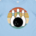 thumbnail image 4 of Inktastic Bowling Pins Ball Bowler Retro Sunset Boys or Girls Baby T-Shirt, 4 of 5