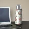 thumbnail image 5 of 20 Oz Pioneer Flower Coffee Tumbler Double Wall Insulated Stainless Steel Water Bottle | Metal Reusable Thermoses Flask with Cup Cap | Leak & Sweat Proof with Anti-Dust Lid, 5 of 7