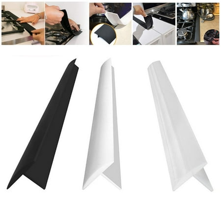 

BetterZ 4Pcs Counter Stove Gap Cover Heat-resistant Sealing Rubber Tear Resistant Multipurpose Seal Strip for Kitchen