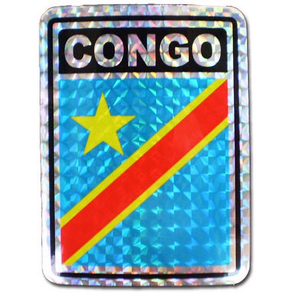 Congo - Dem. Rep. Of Reflective Decal