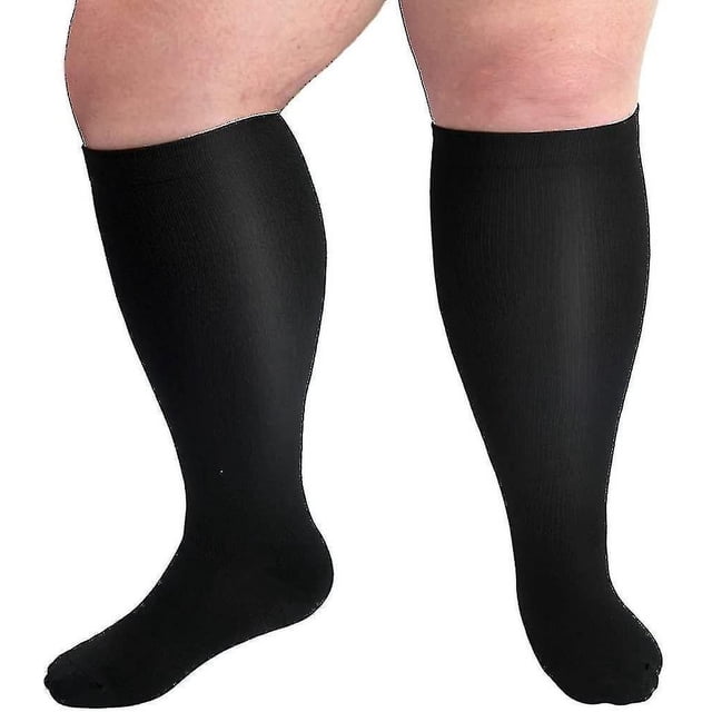 Plus Size Compression Socks 20-30 Mmhg For Men And Women Wide Calf Extra Largefor Circulat