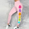 thumbnail image 2 of WILLBEST Womens Workout Leggings Women Casual Sports Yoga Pants Colorful Easter Print Tight Leggings Casual Training Pants, 2 of 4