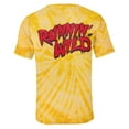 thumbnail image 3 of Hulkamania Tie Dye T-shirt Crewneck Short Sleeve Sport Gym Tee Women Men Streetwear Tops, 3 of 4