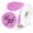 Glitter Pink, variant on 2 Inch Color Circle Thermal Sticker Label, Self-Adhesive Round Direct Thermal Label for Logo Design, QR Code, White Pink Green Yellow, 2000 Sheets/4 Rolls