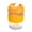 Orange, variant on Glass Insulated Travel Mug with Straw Lid 400ml Double-Wall Tumbler Cup Portable Spill-Proof Drinking Cup for Hot Cold Beverages Car Office Student Commuter Use Macaron Colors