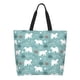 thumbnail image 1 of Balery whiter Snow bear Print Bolsa Tote Estilo Estético con Cremalleras, Bolsa de Hombro, Bolsa de Compras Grande y Plegable, 1 of 8
