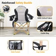 thumbnail image 4 of Nice C Heated Camping Chair, Heated Chair, Beach Chair, Folding Chair, 20000mAh Power Bank Extra Wide&Thick Padding, Heavy Duty with Cooler, Armrest, Carry Bag, Cupholder & Side Pockets (Set of 2), 4 of 6