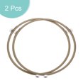 thumbnail image 3 of Uxcell Microwave Oven Glass Turntable Support Circle Fittings Roller Bracket Light Brown 2 Pcs, 3 of 6