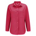 thumbnail image 6 of Casual Shirts for Women Long Sleeve Button Down Blouses Fall 2026 Solid Color Trendy Tops Womens Button Down Shirts Long Sleeve Cotton Gauze Tops Casual Collared Blouses Loose Fit, 6 of 7