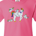 thumbnail image 4 of Inktastic Cute Unicorn Family Youth T-Shirt, 4 of 5