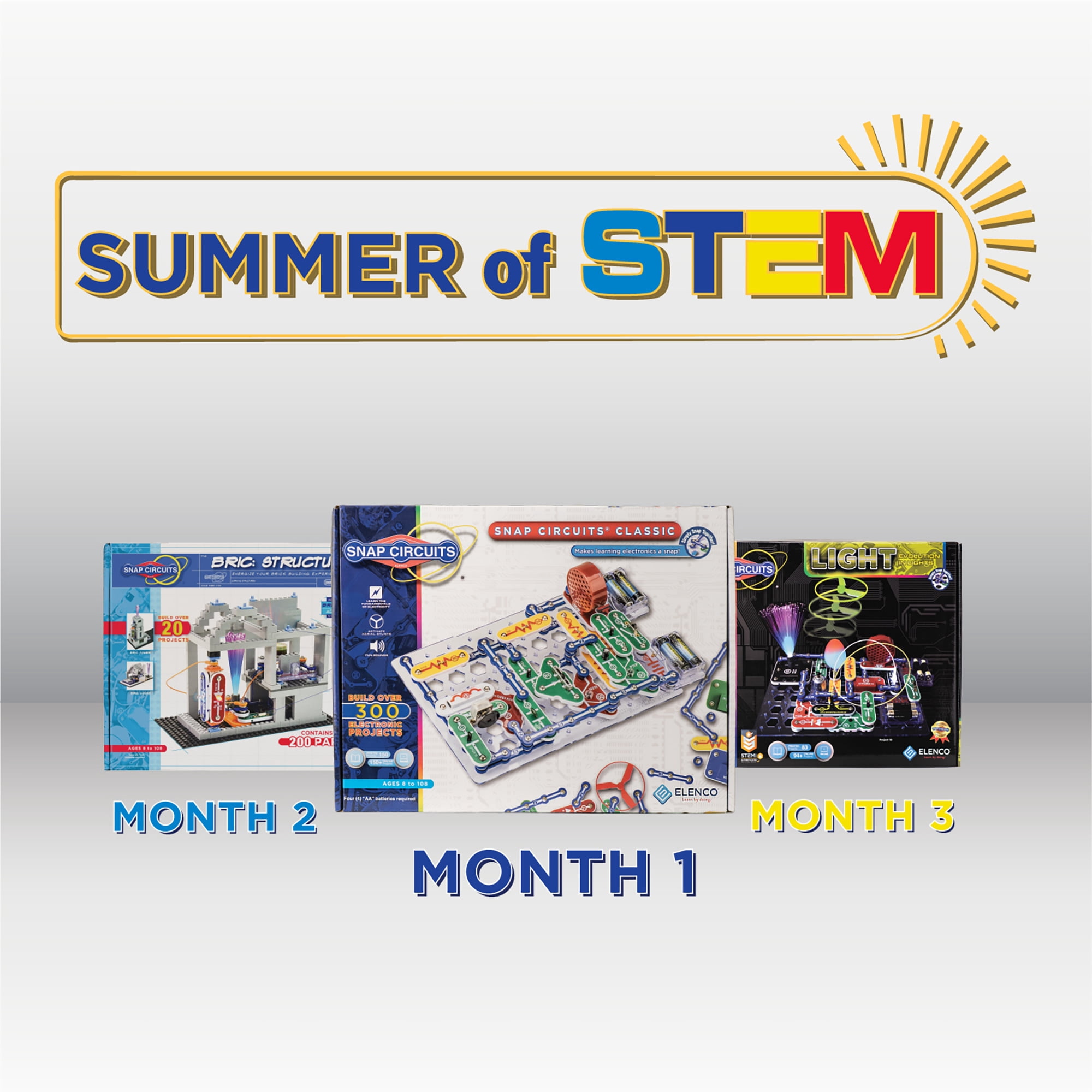 Snap Circuits Summer of STEM: Activity Pack offers three months of learning, creativity and play with award winning Snap Circuits