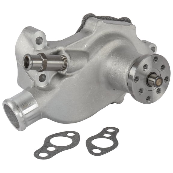 JEGS Super Duty Aluminum Water Pump for 1955-1972 Small Block Chevy [Short Water Pump]