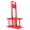 Red, variant on LAZIOEGR Foldable Beer Caddy Holder 2 Pack, Portable Beverage Display Basket and Bottle Carrier with Thickened Anti-Slip Handle for Bar, Kitchen, and Outdoor Parties, Black (14.17 in / 36 cm)