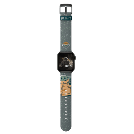 MobyFox - Star Wars The Mandalorian – The Child Snow Smartwatch Band – Compatible with Apple Watch – Fits 38mm, 40mm, 42mm & 44mm